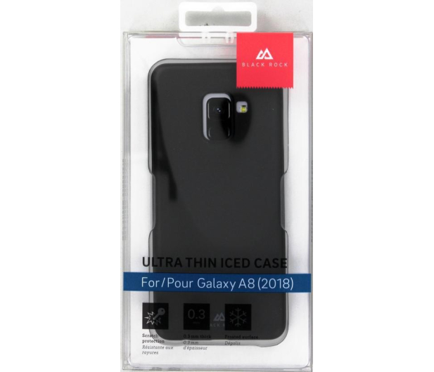 Hama Etui BLACK ROCK Ultra Thin Iced do Samsung A8 2018 czarne - 1383016 - zdjęcie 2